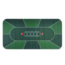 Poker Mat Portable Rubber Poker Pad 1.2 x 0.6 m for Card Games Non-Slip Design Ideal for Home Tournaments