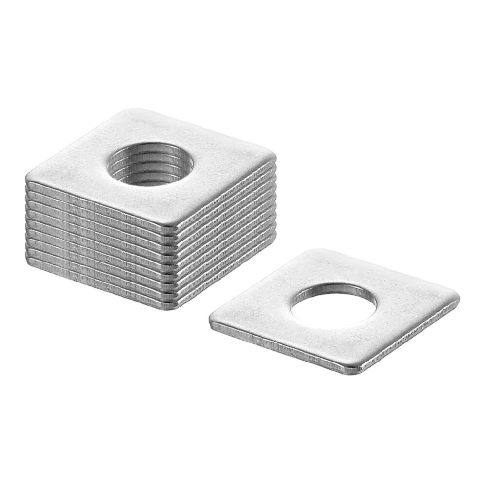 100 Pieces 1.27 cm Square Washer for 3/16 Inch Bolts, 304 Stainless Steel Flat Washers for Machine Repair and Outdoor Construction-image-OPC-PK87VM2-NEW