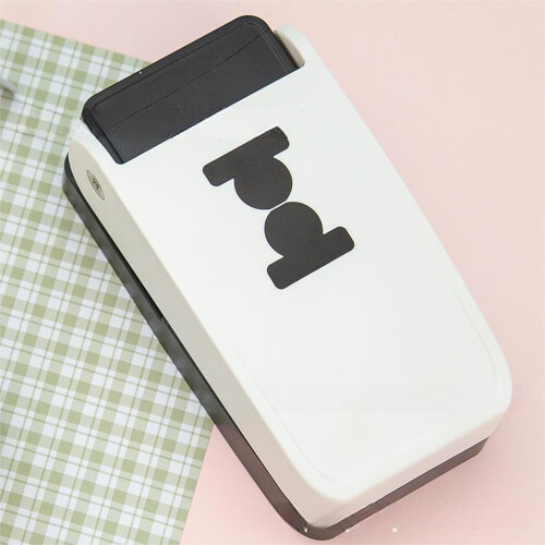 Tab-Stanzer Handstanzer Adjustable Hole Punch for Index Cards, Planner Tabs, Scrapbooking Tool, Durable Design 2