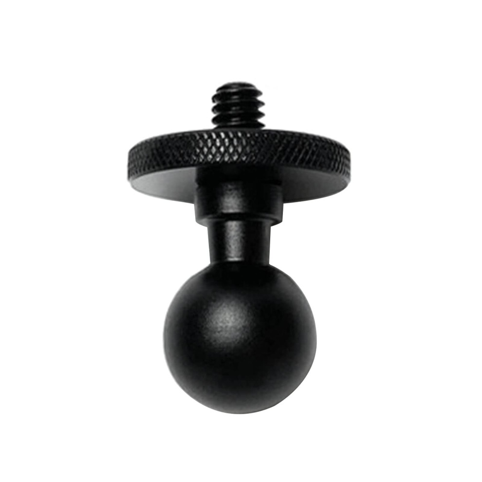 17Mm Ball Head Converter With 1/4" Screw For Car Monitor, Mobile Phone, And Camera Mounting Compatibility 6482260297569