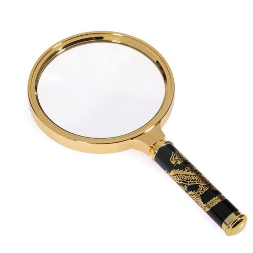 Magnifying Glass 10X 80mm Handheld Clear Magnifier for NG Cards Watch Repair Visual Aids and Hobby Use