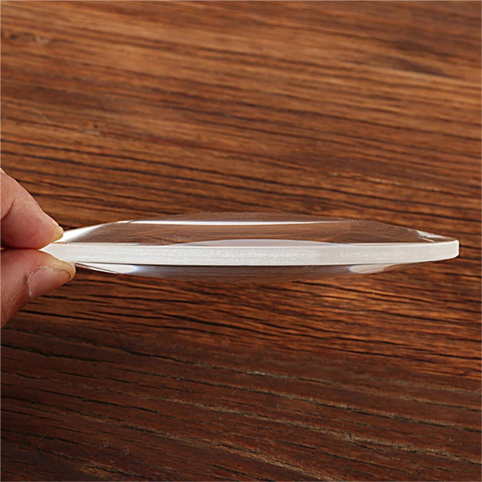 D36MM FL90MM Double Convex Magnifying Glass 36mm 10x 8x 6x 5x Optical Glass for Experiments