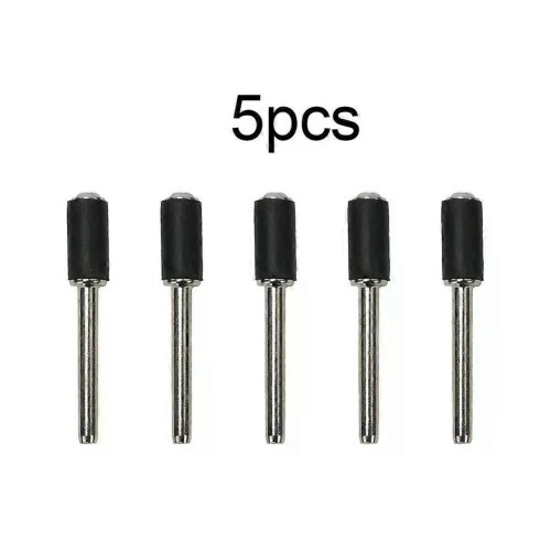 5Pcs Sanding Mandrels 127mm/317mm/635mm Rubber Shank Mandrels Silver 95mm Abrasive Tools Drum Sanding