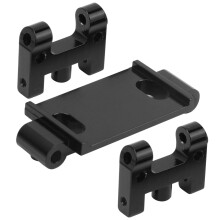 RC D12 Auto vorderer Oberarm aus Aluminiumlegierung, Schwarzfarben