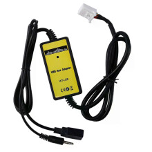 Adaptador de cambiador de CD con interfaz USB MP3 digital para radio de coche de 6 + 6 pines con entrada