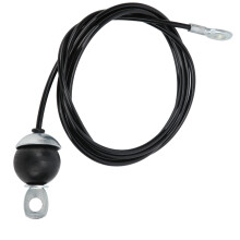 3M Edelstahl-Sportkabel mit Gravity Ball-Design, 100 kg Tragfähigkeit