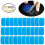 Lot de 60 coussinets de gel de remplacement pour électrodes EMS ABS, coussin de massage, stimulateur 1