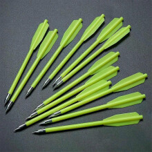 Flechas de ballesta de plástico de 625 pulgadas para caza, tiro al blanco, arco y flecha, accesorios