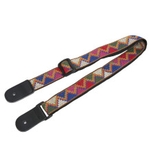 Nylon- und Leder-Uke-Schultergurt, verstellbar 70-122cm, Breite 3,5cm
