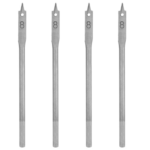 4 pièces mèche pelle Ø 8 mm, argenté 1
