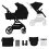 KINDERKRAFT - Cochecito combinado YOXI - 4 ruedas - Negro 1