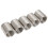 5 pièces d'inserts filetés M22x2.5x2D 26.2-26.8mm argenté 16