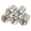 5 pièces d'inserts filetés M22x2.5x2D 26.2-26.8mm argenté 13