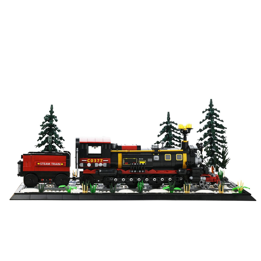 The Seasonal Gift Co. Toy Shop Snow Country Train Brick Building Set 6+