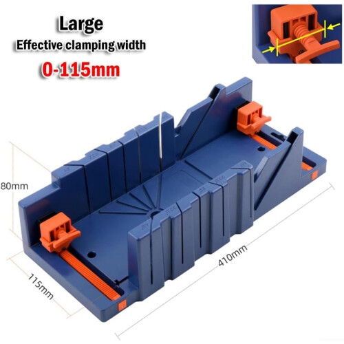 Miter Saw Box with User-Friendly Design for Precise Wood Cutting at Various Angles, Medium Size 2