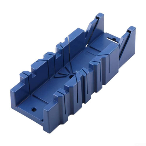 Miter Saw Box with User-Friendly Design for Precise Wood Cutting at Various Angles, Medium Size