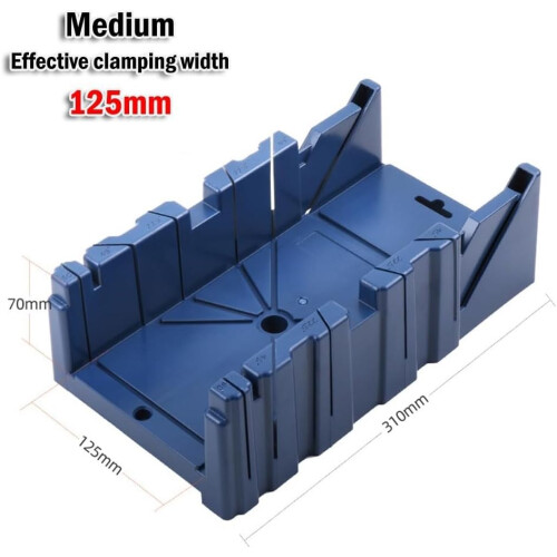 Miter Saw Box with User-Friendly Design for Precise Wood Cutting at Various Angles, Medium Size 1