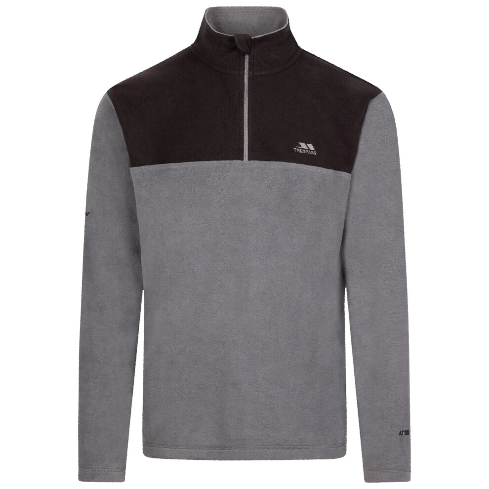Trespass (Xl, Carbon) Curtiston At100 Fleece Top Men's
