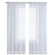 Soft Curtain Gauze Window Shades for Home Decor, 2-Piece Set for Living Room and Bedroom, Light Filtering Fabric
