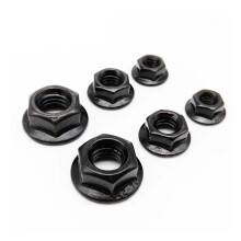 Nuts Set of 10 M3 M4 M5 M6 M8 M10 M12 Black 304 Stainless Steel Metric Thread Hex Head Locking Nuts