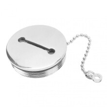 Stainless Steel 50MM Boat Fuel Tank Deck Fill Cap Accessory