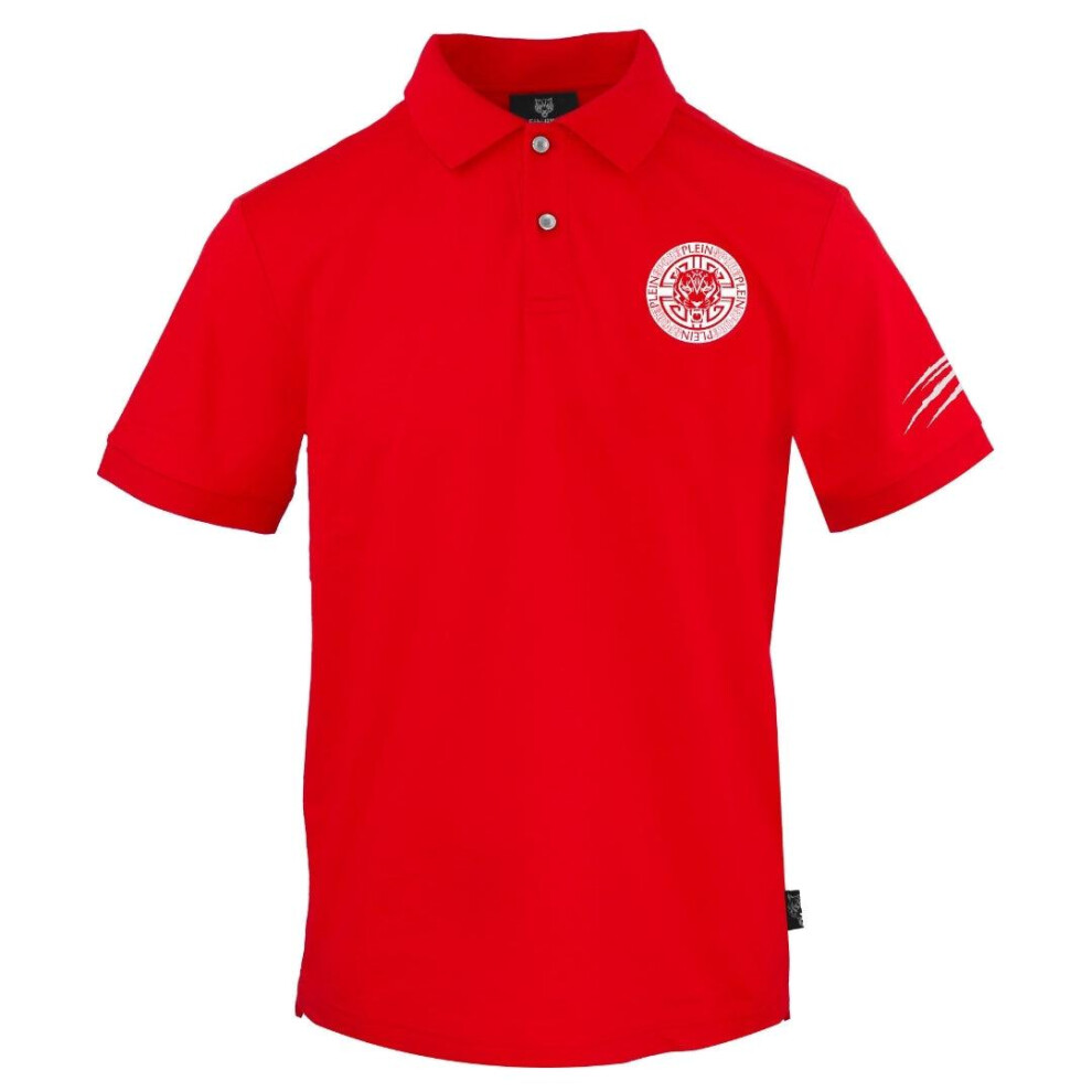 Plein Sport Men's Circle Logo Polo Shirt