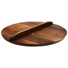 Pot Cover Spill Stopper Lid Keep Food Warm Bamboo 1pcs