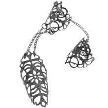 Hollow Pattern Finger Nail Claws Miss For Women Girls