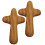 2 Pcs Olive Wood Handheld Wall for Home Rustic Decor 10