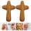 2 Pcs Olive Wood Handheld Wall for Home Rustic Decor 6