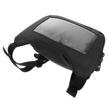 Motorbike Phone Bag Pu Black For Rainy Weather 1set