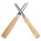 2pcs Pear Pitter Tool Silver Wooden Handle Cooking Gadgets 11