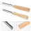 2pcs Pear Pitter Tool Silver Wooden Handle Cooking Gadgets 7