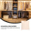 Raindrops  Clothespin Storage Bag Peg With Hanging Hook Bags For Beige 7