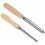 2pcs Pear Pitter Tool Silver Wooden Handle Cooking Gadgets 10