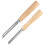 2pcs Pear Pitter Tool Silver Wooden Handle Cooking Gadgets 6