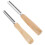 2pcs Pear Pitter Tool Silver Wooden Handle Cooking Gadgets 8