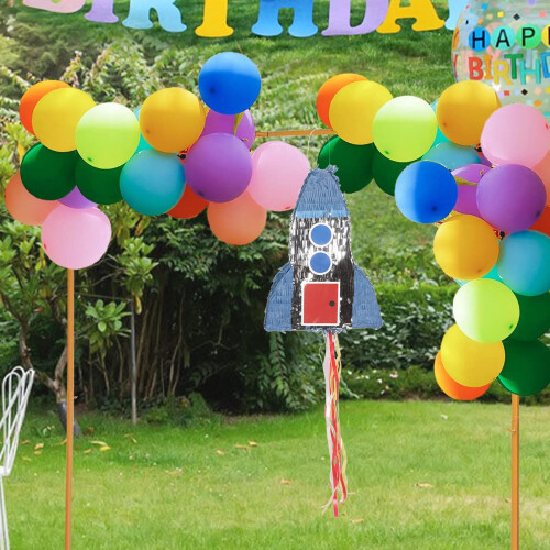 Birthday Decorations Astronaut Airplane Pinata Space Battery 2
