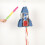 Birthday Decorations Astronaut Airplane Pinata Space Battery 6