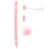 Einfaches Silikon Stylus Schutzhülle Pink Für 6