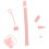 Einfaches Silikon Stylus Schutzhülle Pink Für 1