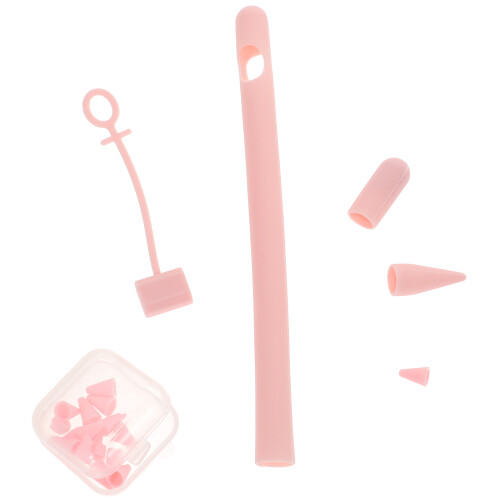 Einfaches Silikon Stylus Schutzhülle Pink Für