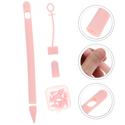 Einfaches Silikon Stylus Schutzhülle Pink Für 1