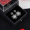 4 Pcs  Fabric Squares Self Adhesive Sheets Jewelry Box 6