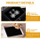 4 Pcs  Fabric Squares Self Adhesive Sheets Jewelry Box 8