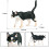 1Stk Simulierte Katzenfigur Mehrfarbig Sicheres Material 3