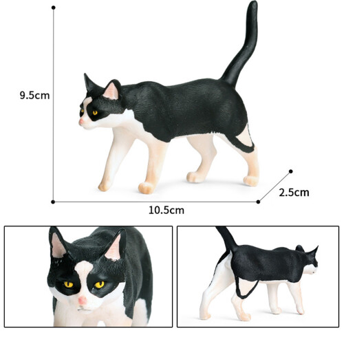 1Stk Simulierte Katzenfigur Mehrfarbig Sicheres Material 2