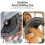 Raindrops Handheld Paper Fan Foldable Bride Women'S 10
