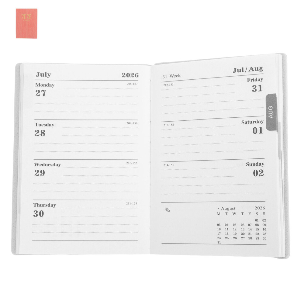 Weekly Goals Notebook Pink Paper Daily Planning Study 1pcs-image-OPC-PK88T2Z-NEW