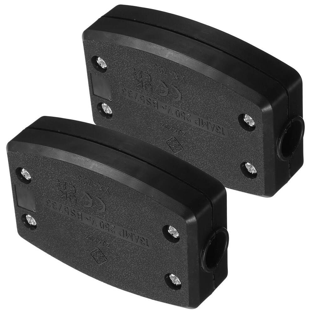 2 Pcs Junction Box Water Proof Electrical Boxes Plastic Enclosure 3161338591329